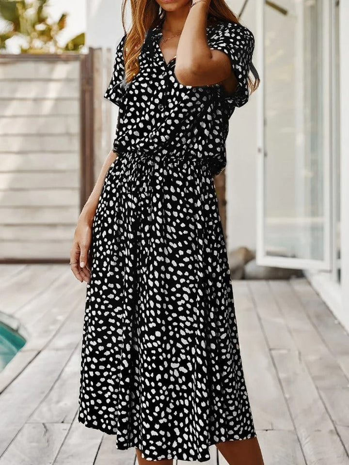 Vexana - Luftiges Sommerkleid für Damen mit Muster Elegant