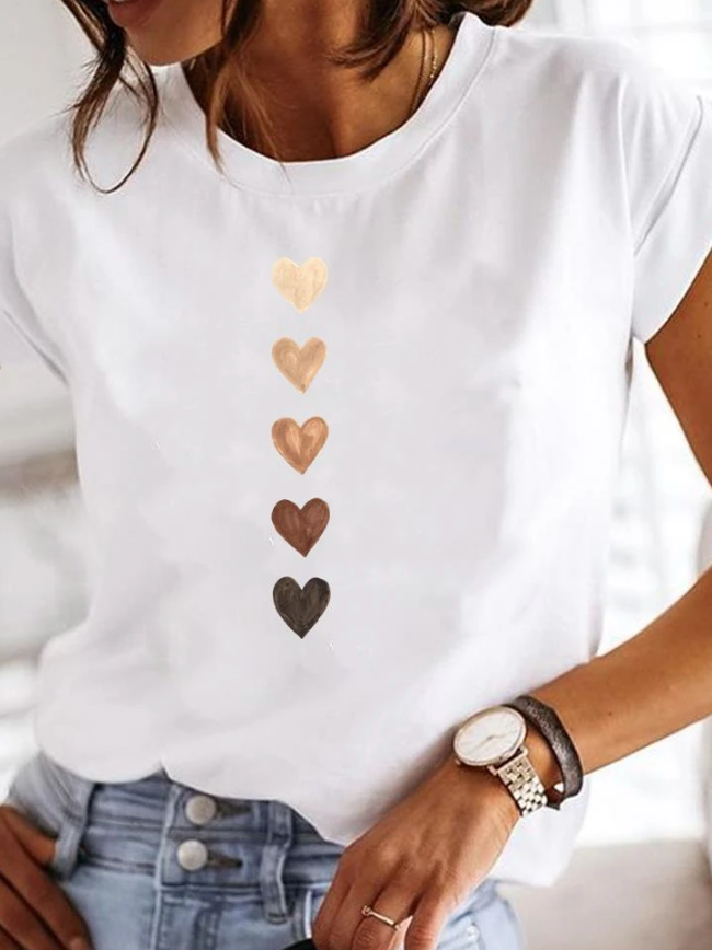 Kizzia - Mutiges und Leichtes Bedrucktes T-Shirt