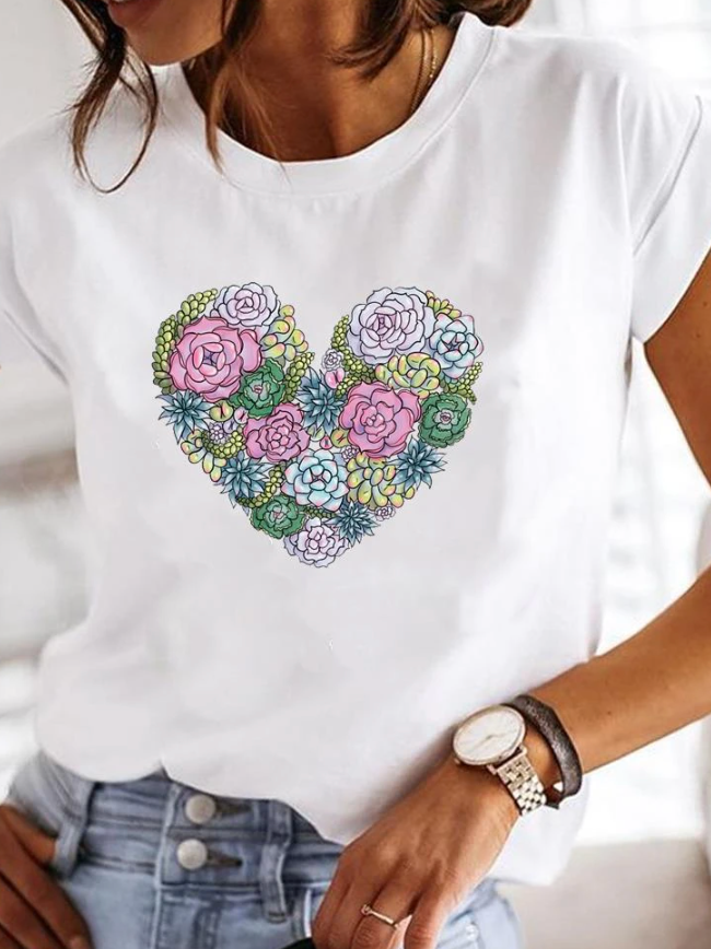 Kizzia - Mutiges und Leichtes Bedrucktes T-Shirt