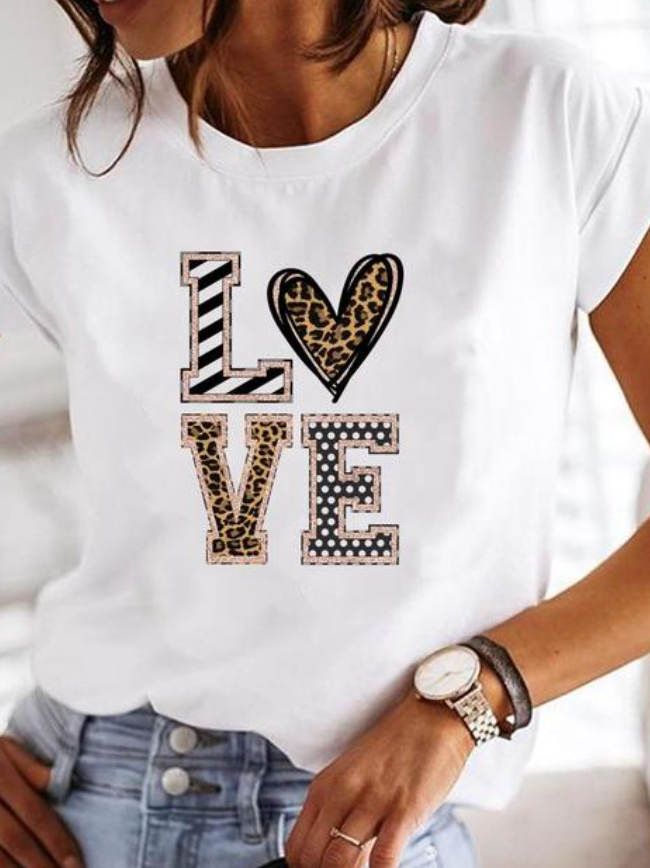 Kizzia - Mutiges und Leichtes Bedrucktes T-Shirt