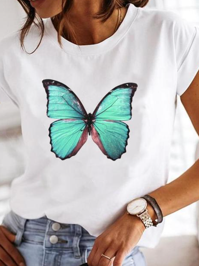 Kizzia - Mutiges und Leichtes Bedrucktes T-Shirt