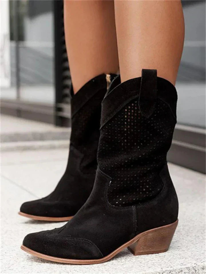 Ashley - Elegante Western-Stiefeletten
