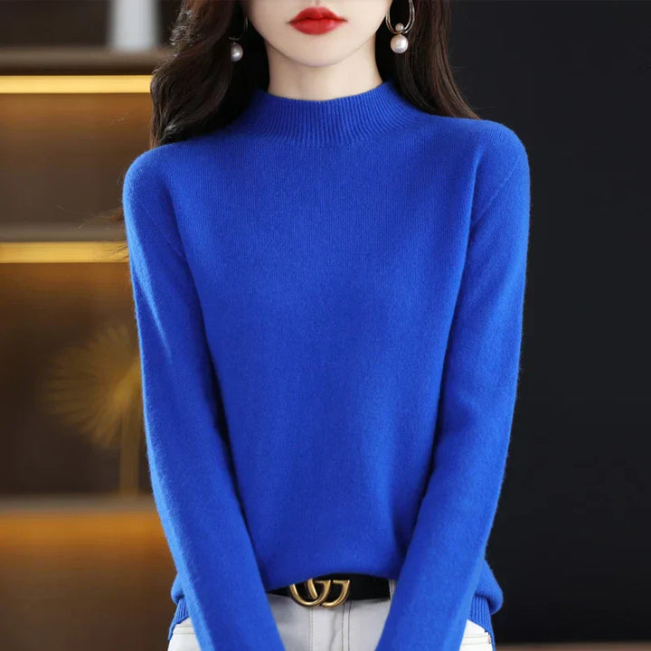 Carlotta – Modischer Pullover mit Zopf-Muster
