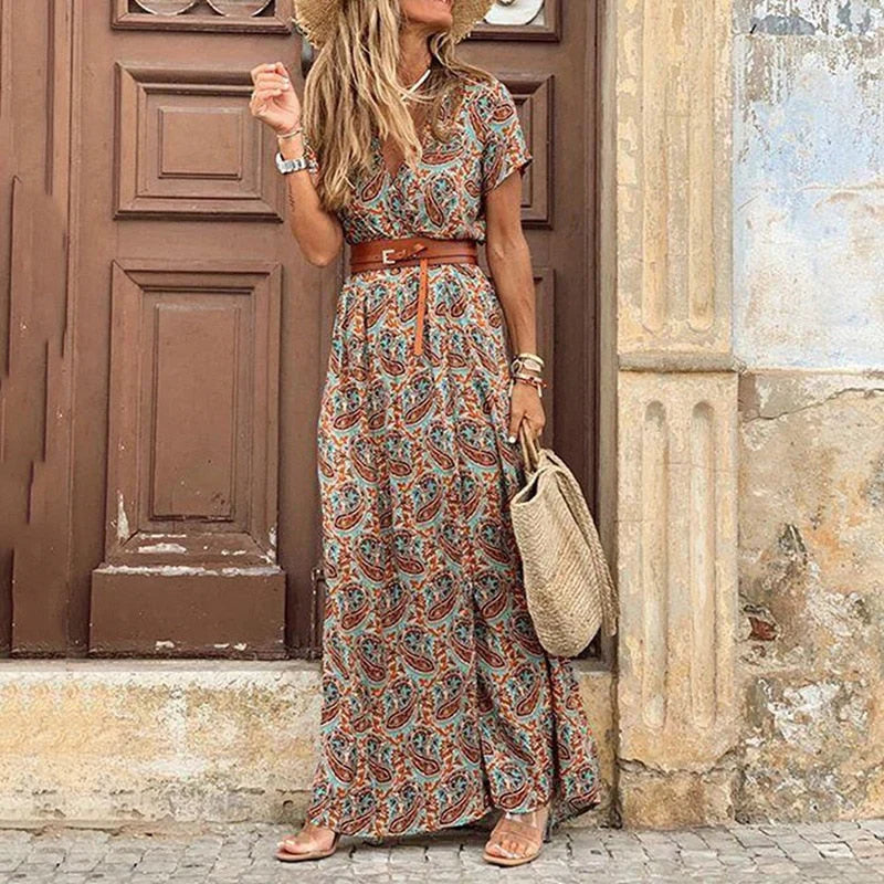 Wengel – Boho Maxi Kleid im Freigeist-Stil