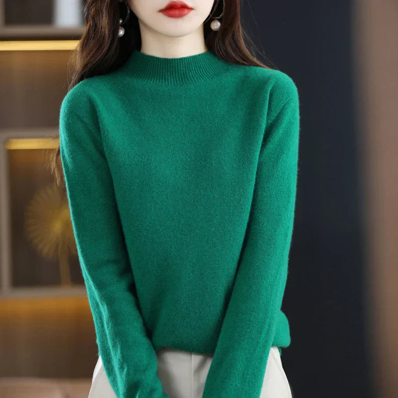 Carlotta – Modischer Pullover mit Zopf-Muster