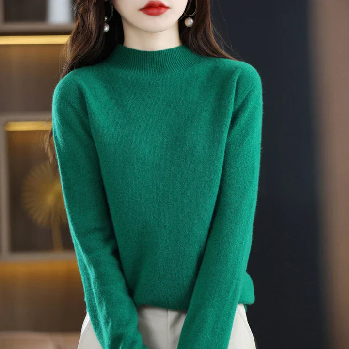 Carlotta – Modischer Pullover mit Zopf-Muster