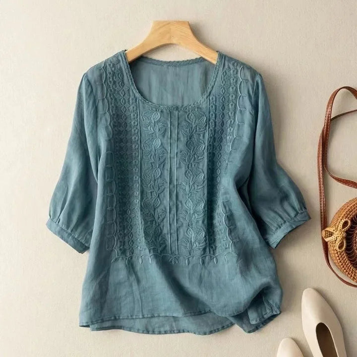 Milly - Raffiniert Besticktes Top