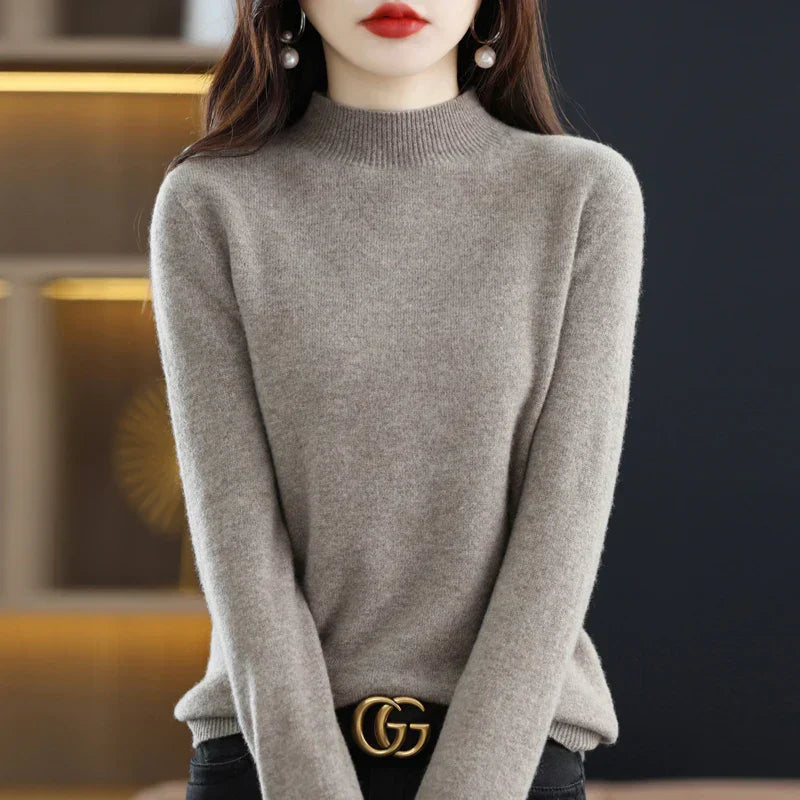 Carlotta – Modischer Pullover mit Zopf-Muster