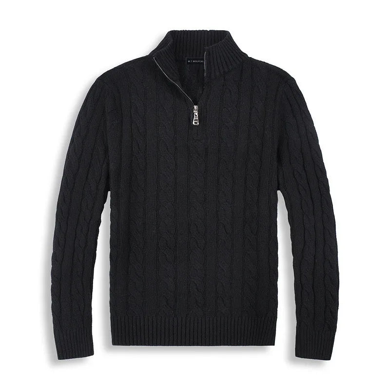 Adrien - Pullover mit halbem Reißverschluss