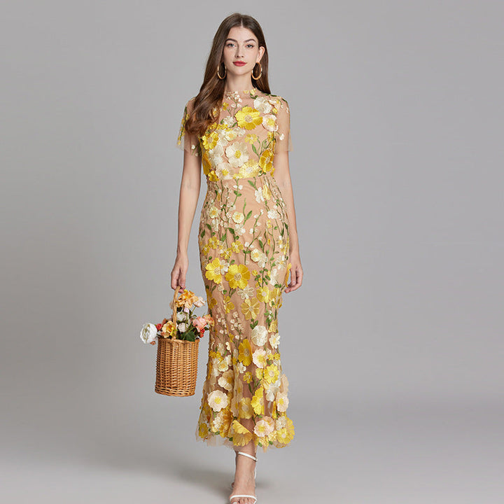 Avielle - Zauberhaftes und Transparentes Boho-Kleid