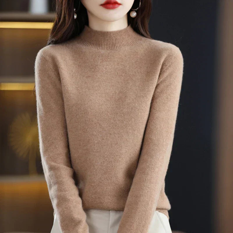 Carlotta – Modischer Pullover mit Zopf-Muster
