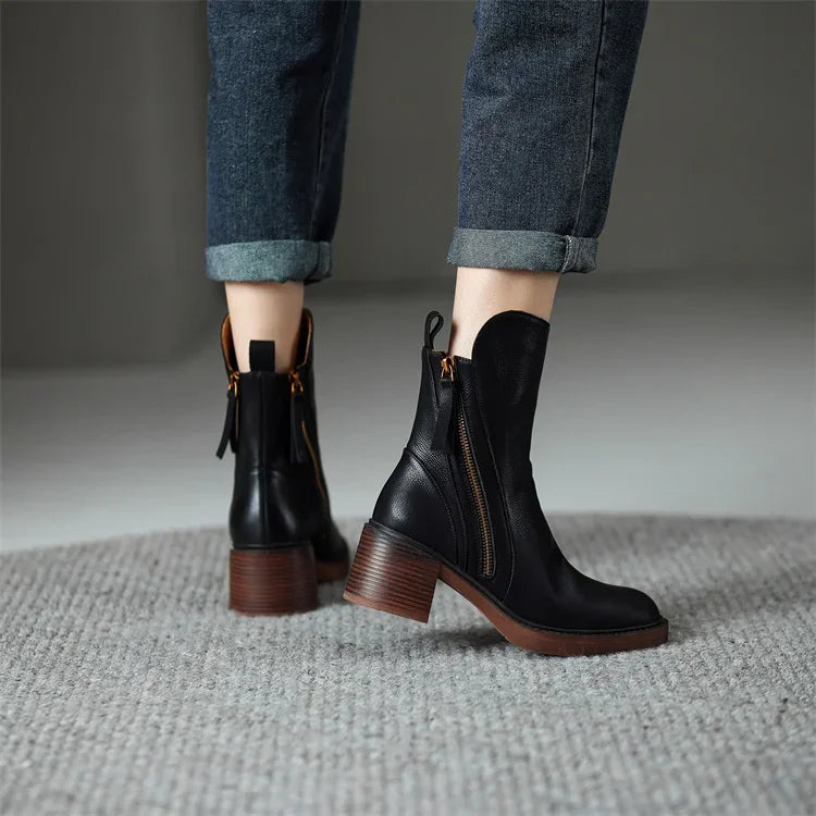 Ludovica – Stiefel im Vintage-Stil