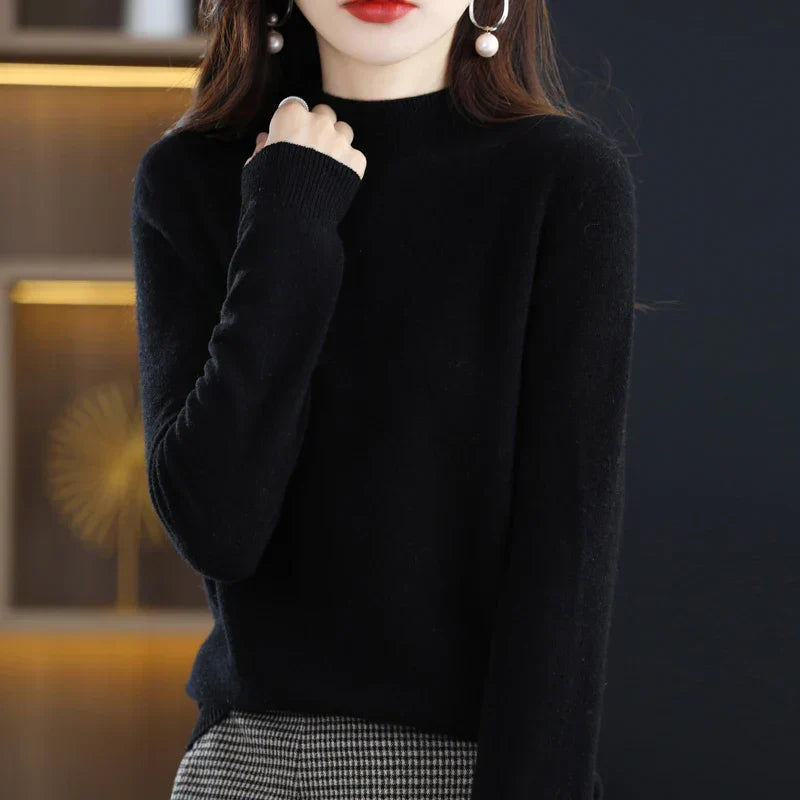 Carlotta – Modischer Pullover mit Zopf-Muster