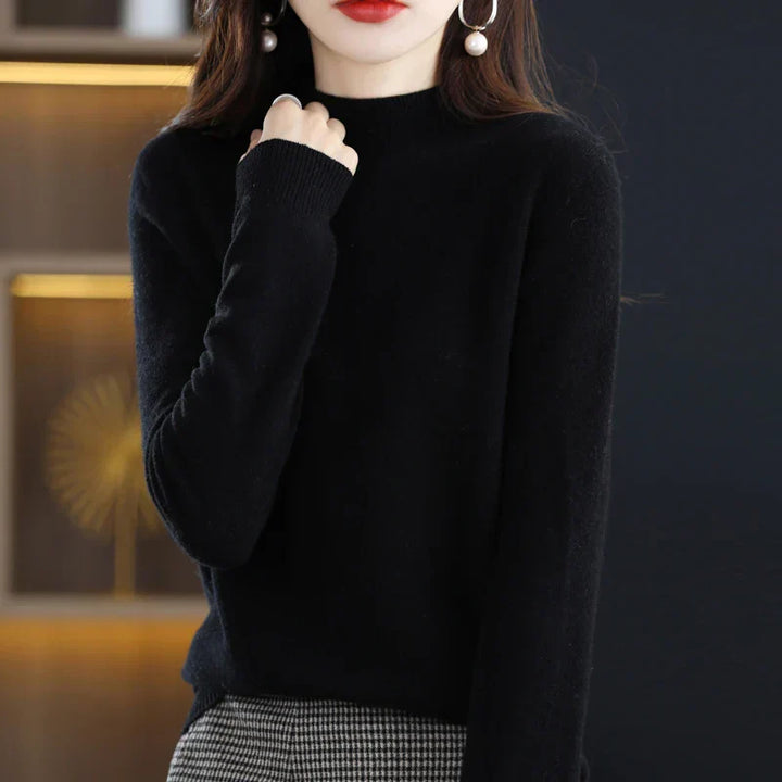 Carlotta – Modischer Pullover mit Zopf-Muster