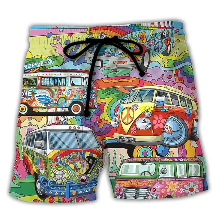 Axel – Sommer Shorts mit Graffiti-Stil