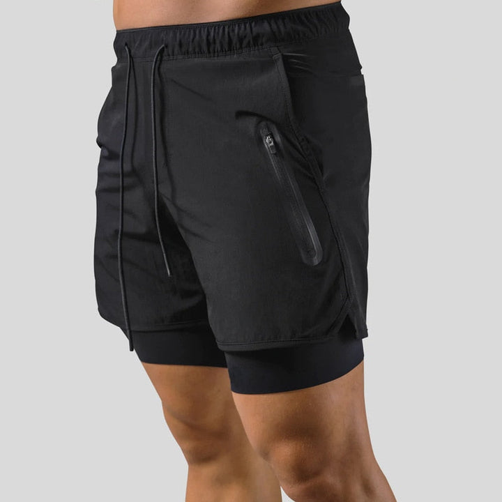 Keir - Herren Sporthose Mit Eingebauten Kompressionsshorts