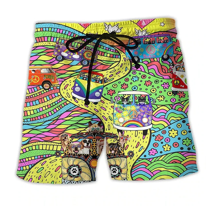 Axel – Sommer Shorts mit Graffiti-Stil
