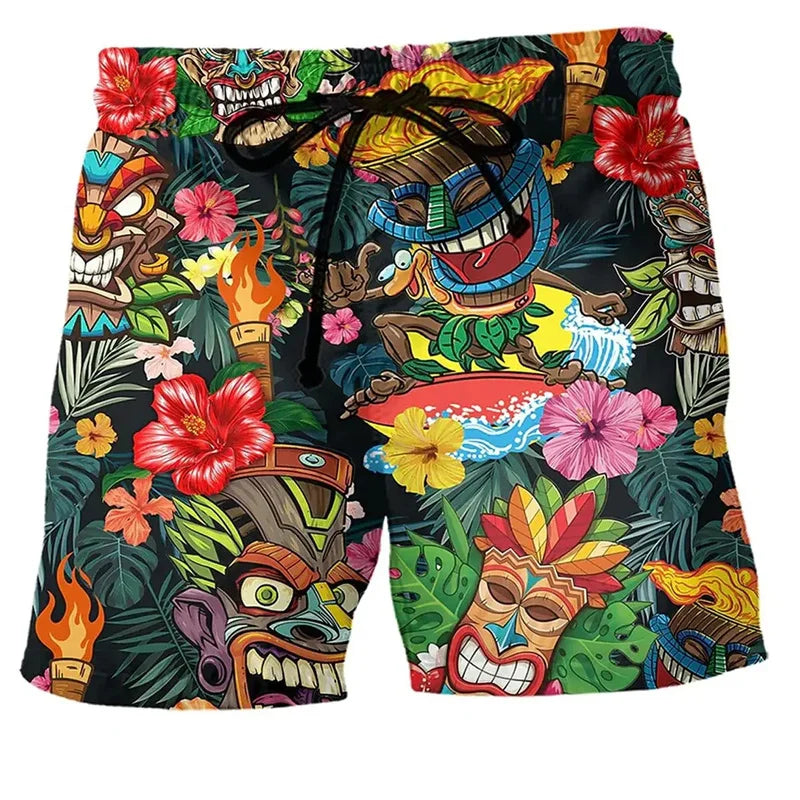 Axel – Sommer Shorts mit Graffiti-Stil