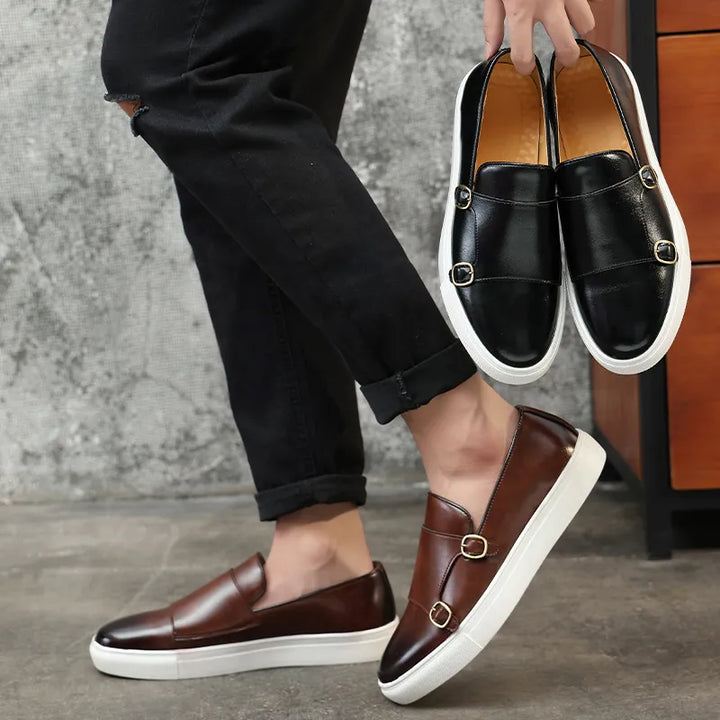 Jerald - Casual Leder Stil Herren Loafers