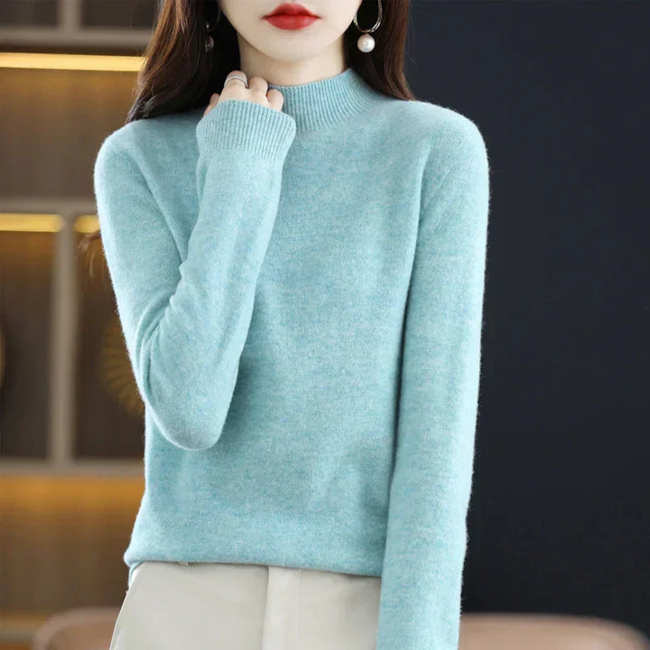 Carlotta – Modischer Pullover mit Zopf-Muster