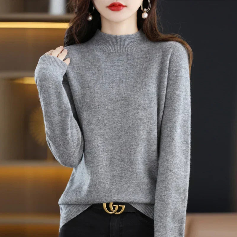 Carlotta – Modischer Pullover mit Zopf-Muster