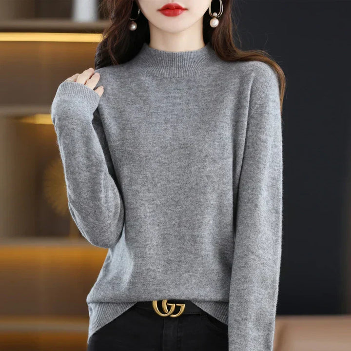 Carlotta – Modischer Pullover mit Zopf-Muster