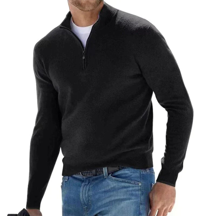 Agustín - Schicker Herren-Pullover mit Reißverschluss