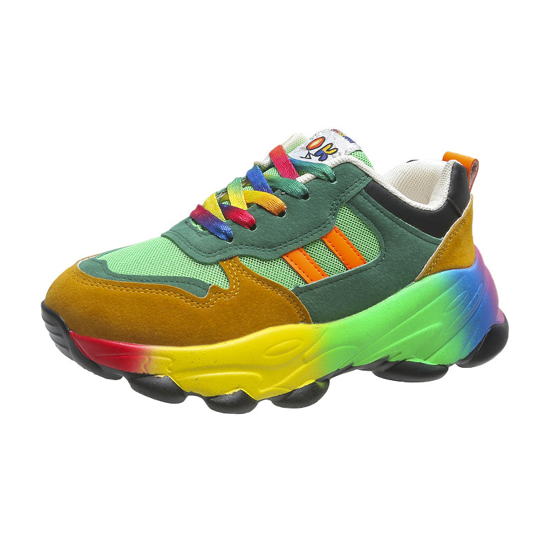 Jolie - Farbenfrohe Damen-Sneaker mit Plateau-Sohle