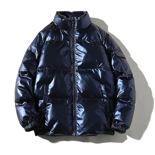Caspia - Winddichte Metallic-Winterjacke