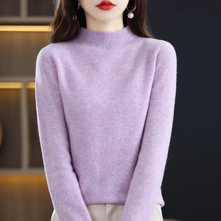 Carlotta – Modischer Pullover mit Zopf-Muster