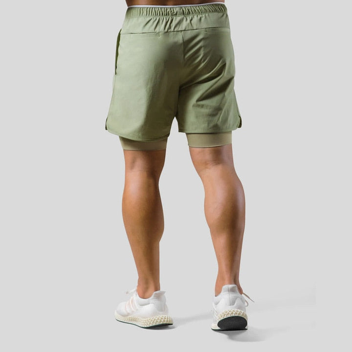 Keir - Herren Sporthose Mit Eingebauten Kompressionsshorts
