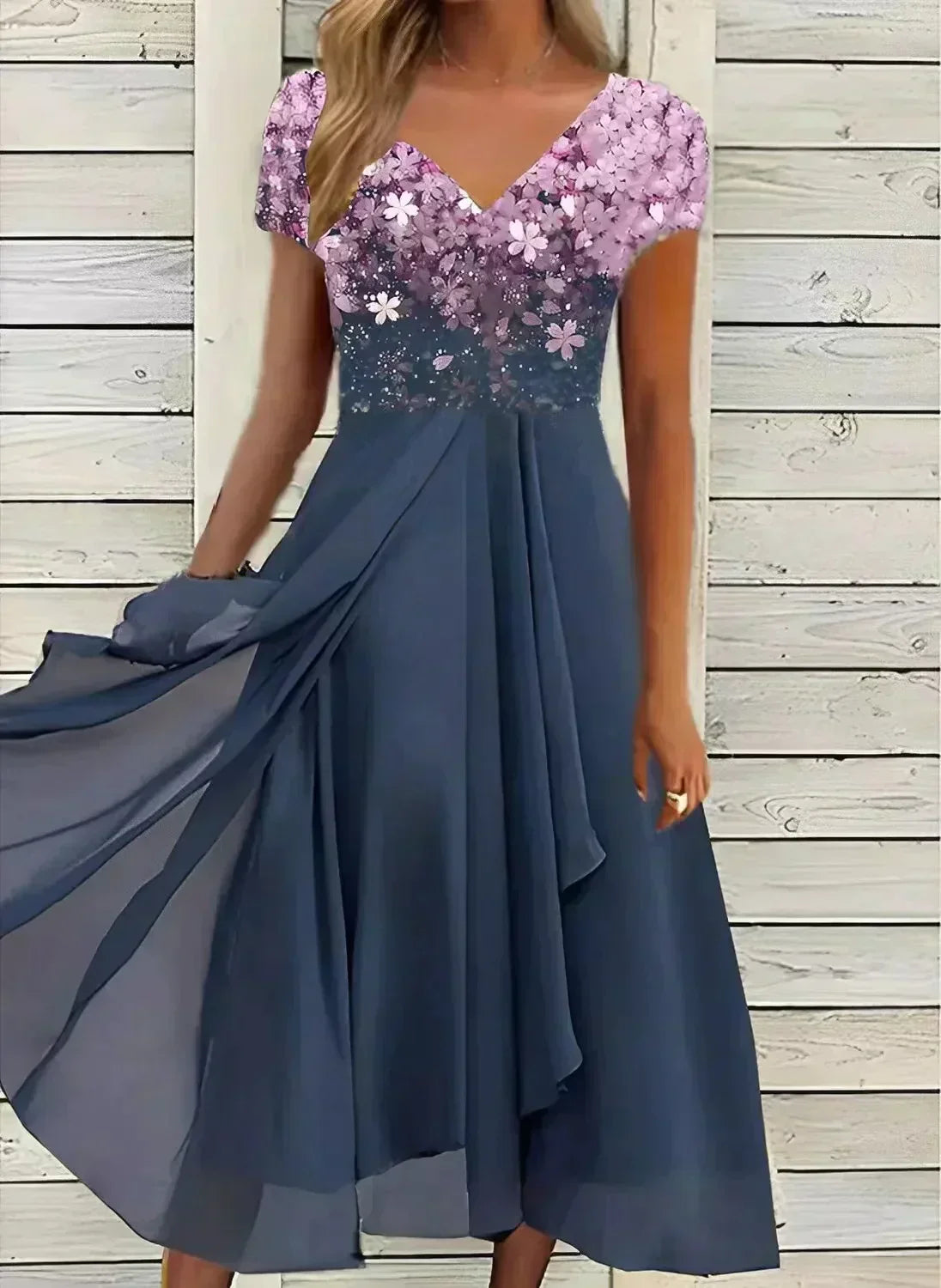 Kassidy - Einfaches Sommerkleid aus Chiffon