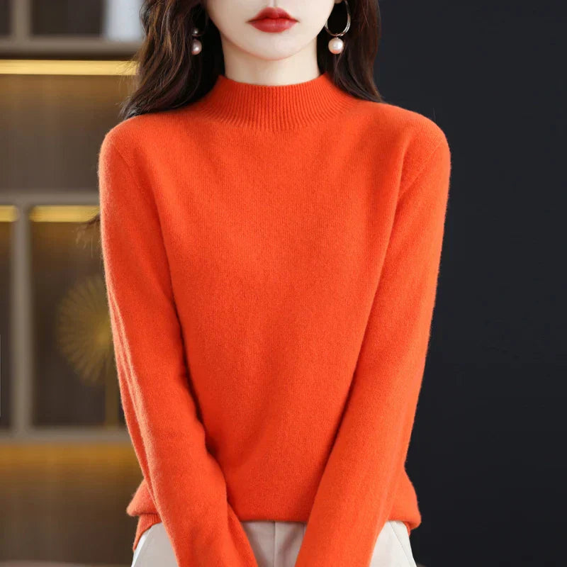 Carlotta – Modischer Pullover mit Zopf-Muster