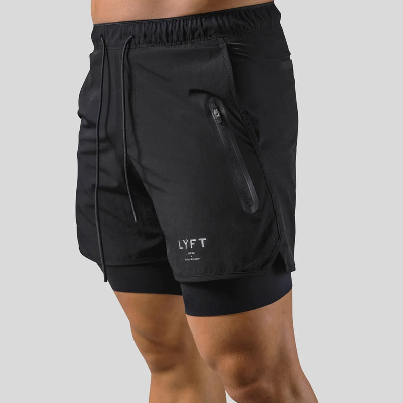 Keir - Herren Sporthose Mit Eingebauten Kompressionsshorts