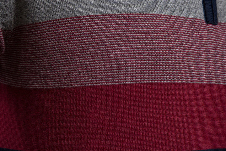 Rook - Herrenpullover mit Viertelreißverschluss