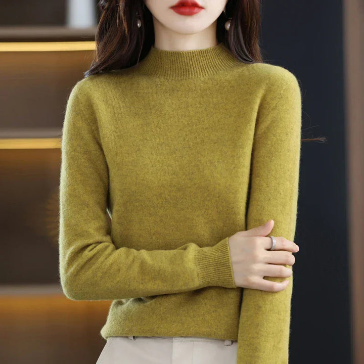 Carlotta – Modischer Pullover mit Zopf-Muster