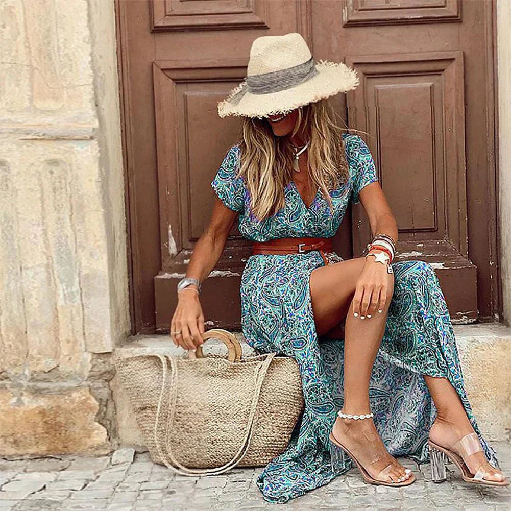 Wengel – Boho Maxi Kleid im Freigeist-Stil