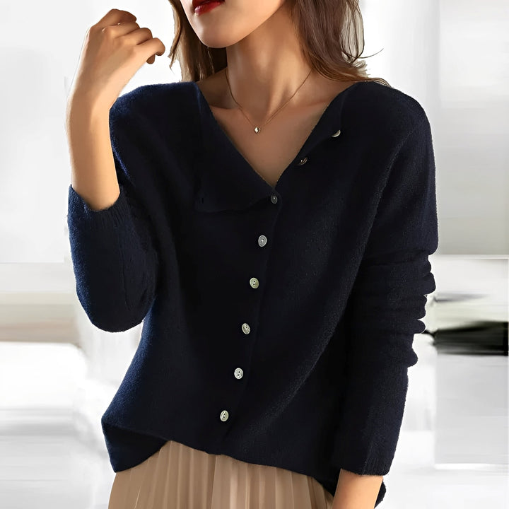 Lorena - Eleganter Damenpullover mit feinem Strick
