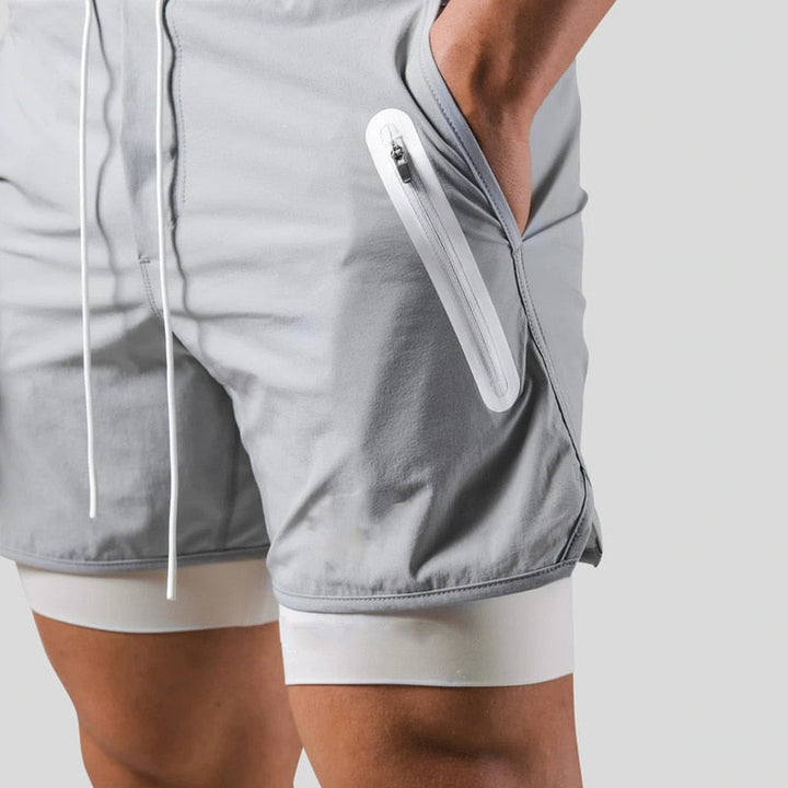 Keir - Herren Sporthose Mit Eingebauten Kompressionsshorts