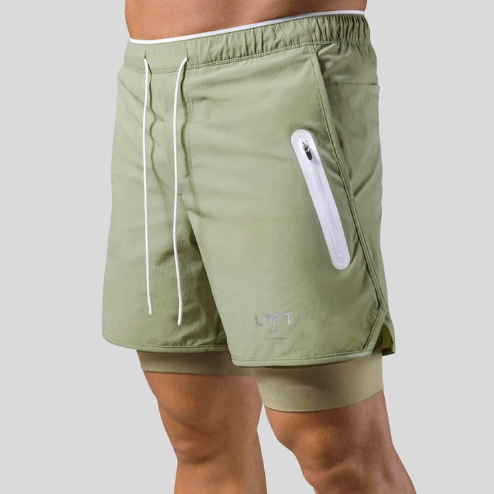 Keir - Herren Sporthose Mit Eingebauten Kompressionsshorts