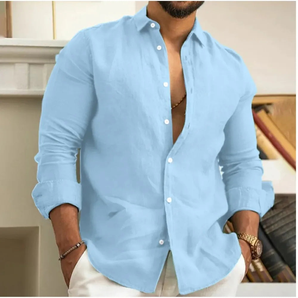 Ronnie - Atmungsaktive Leinenbluse