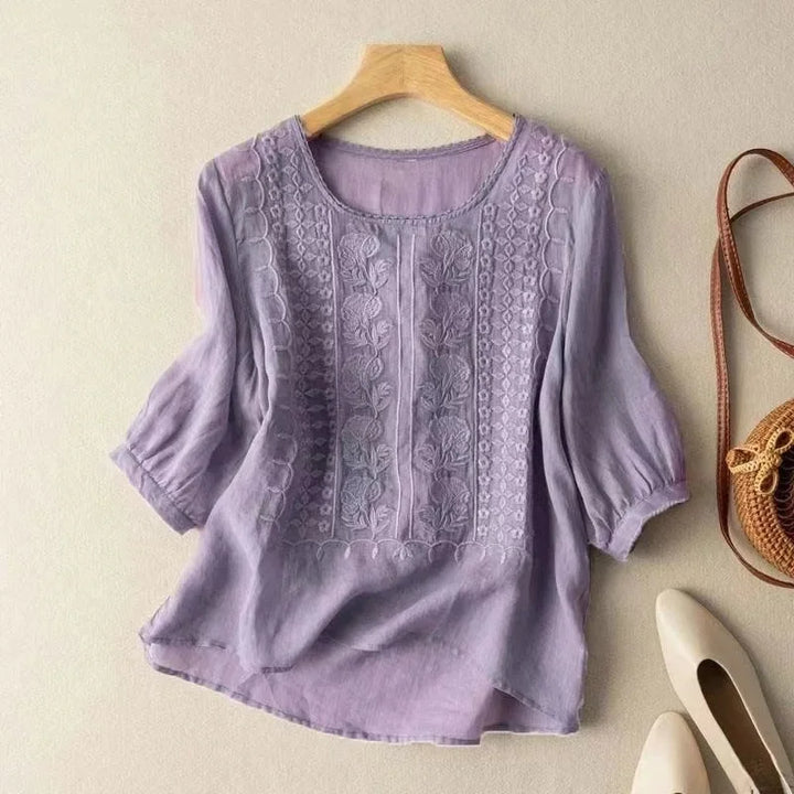 Milly - Raffiniert Besticktes Top