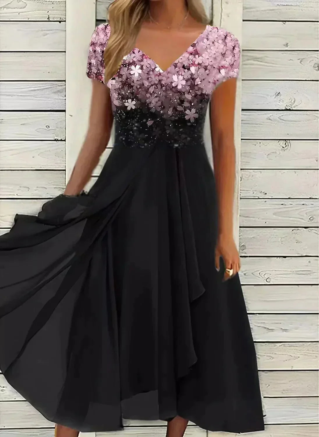 Kassidy - Einfaches Sommerkleid aus Chiffon