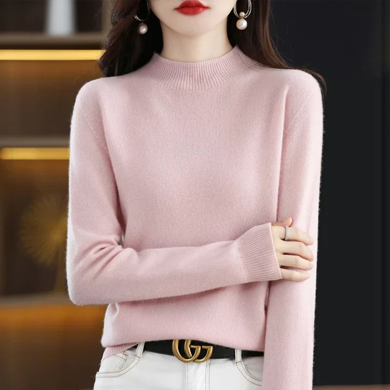 Carlotta – Modischer Pullover mit Zopf-Muster