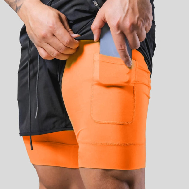 Keir - Herren Sporthose Mit Eingebauten Kompressionsshorts