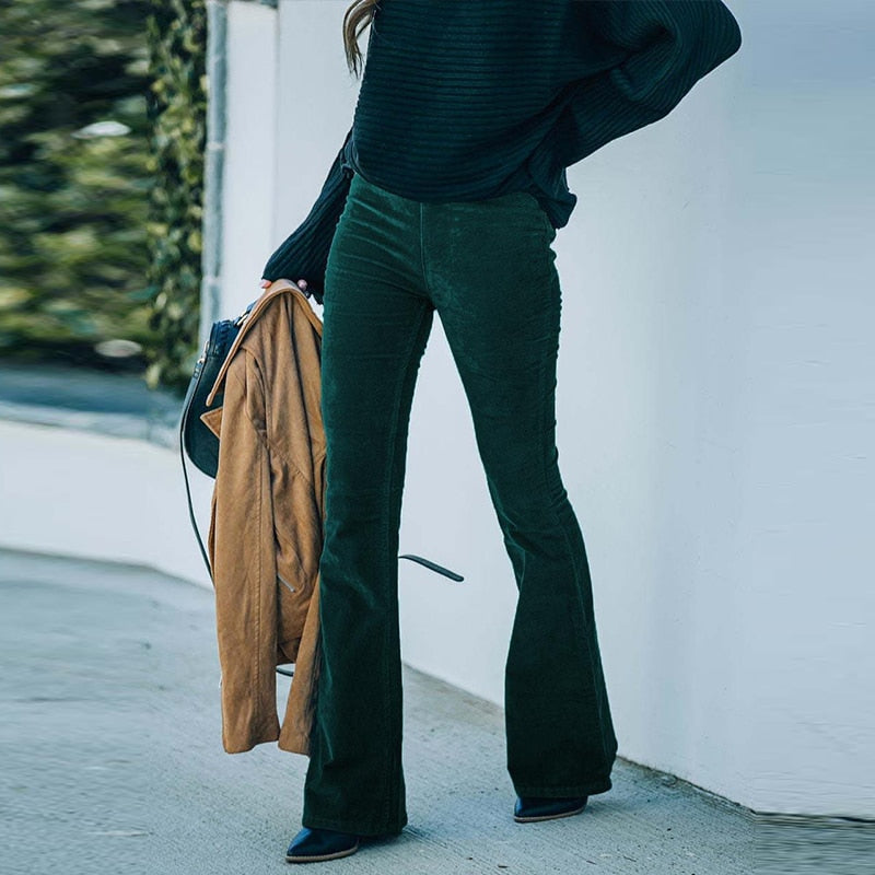 Walker - Dehnbare Lange Cordhosen