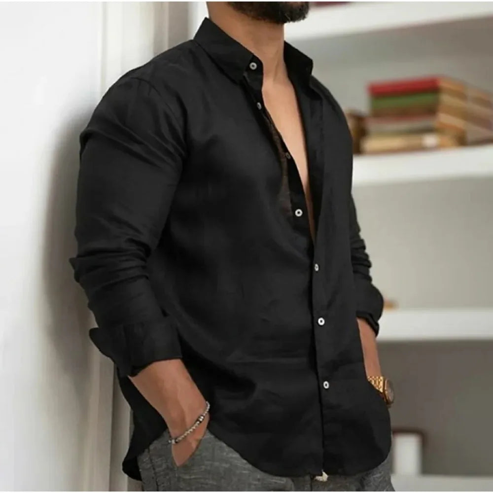 Ronnie - Atmungsaktive Leinenbluse