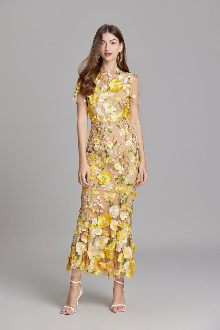 Avielle - Zauberhaftes und Transparentes Boho-Kleid
