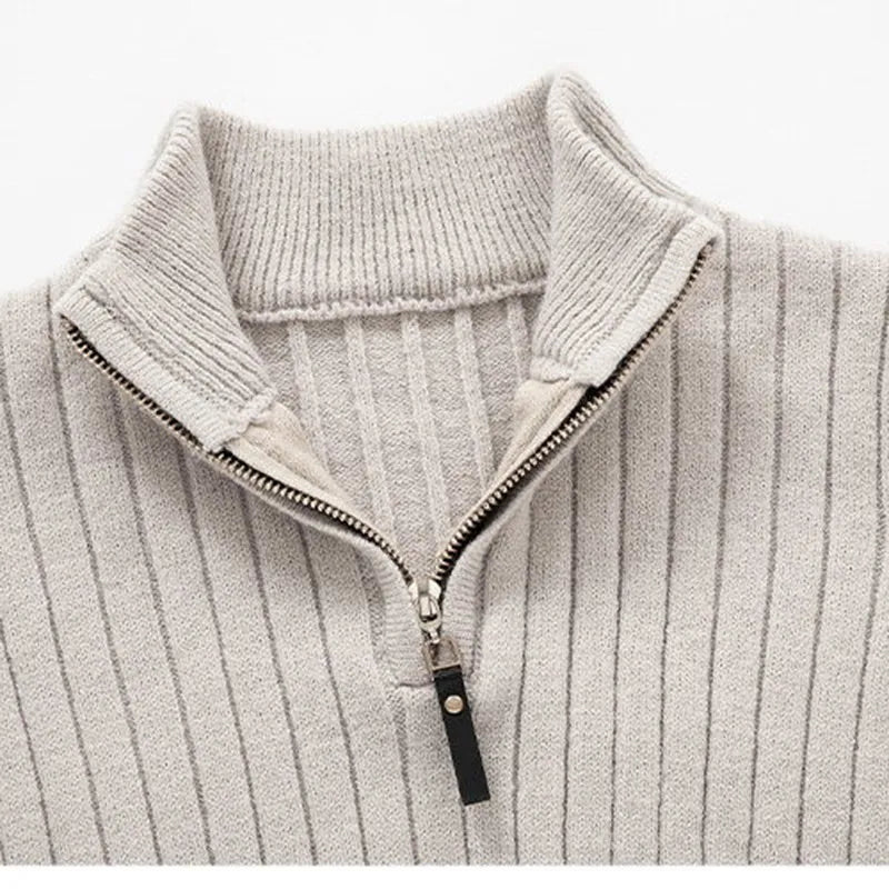 Hugo - Pullover mit halbem Zipper
