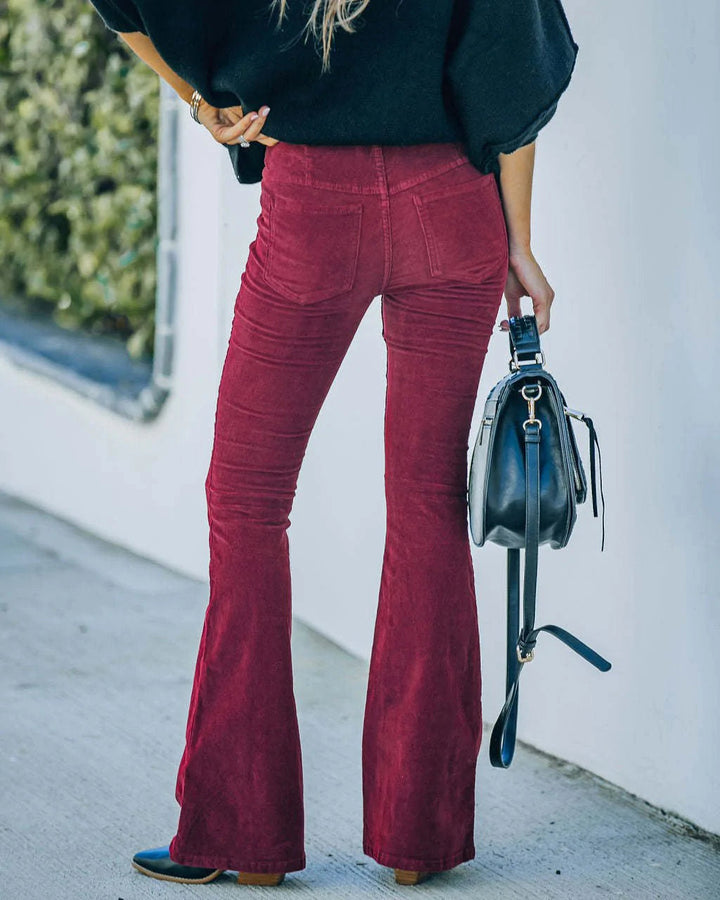 Clarisse - Hochtaille Flare-Hosen für Damen
